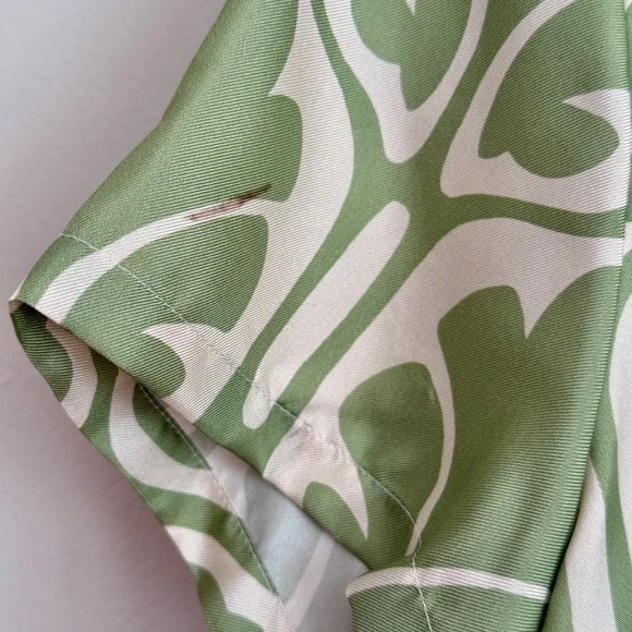 LA DoubleJ Green Sheath Mini Dress Short Sleeve Crew Neck - Picture 8 of 16